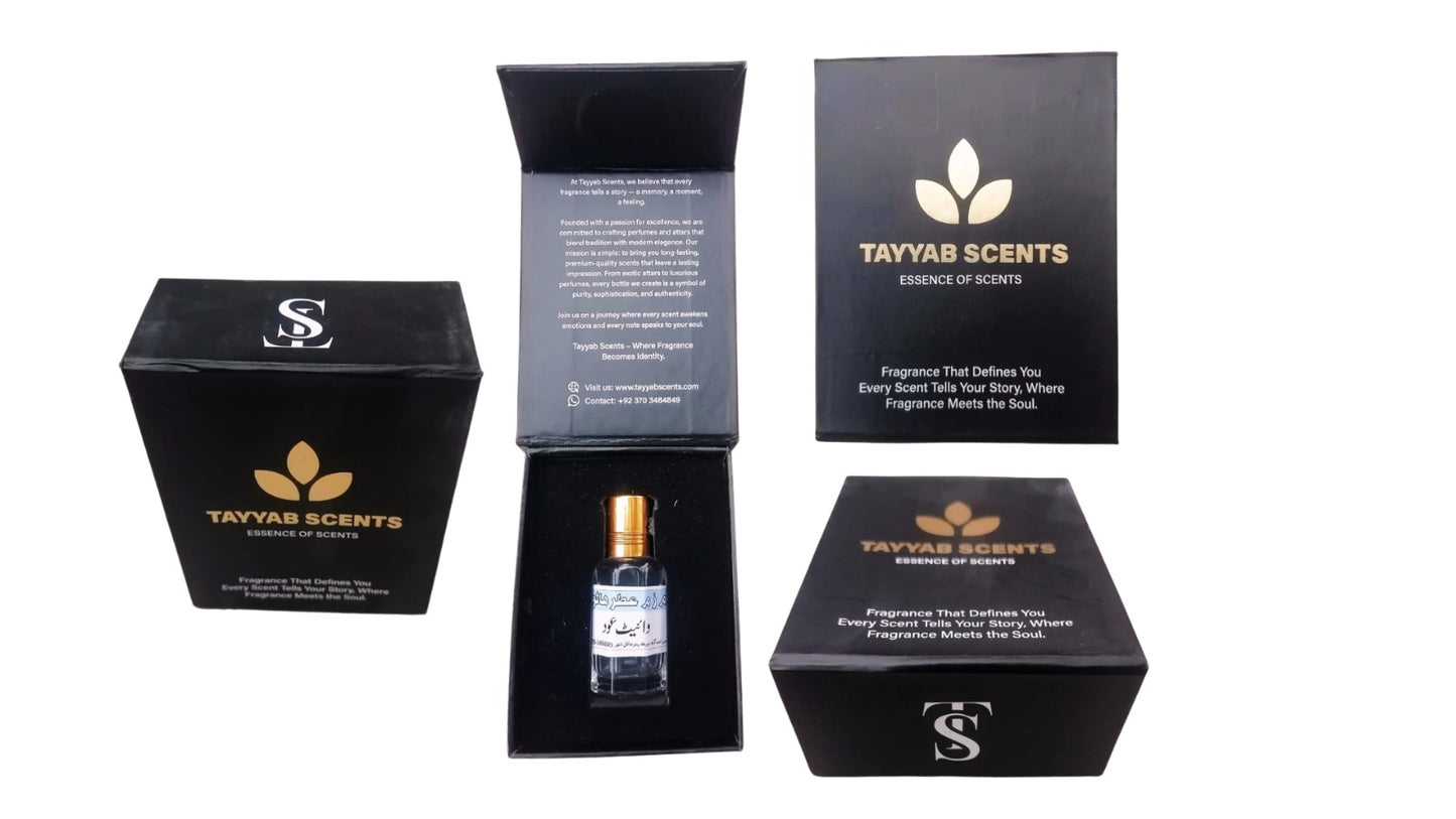 White Oud Attar - Elegant Woody, Floral, and Sweet with Rich Oud & Amber Base